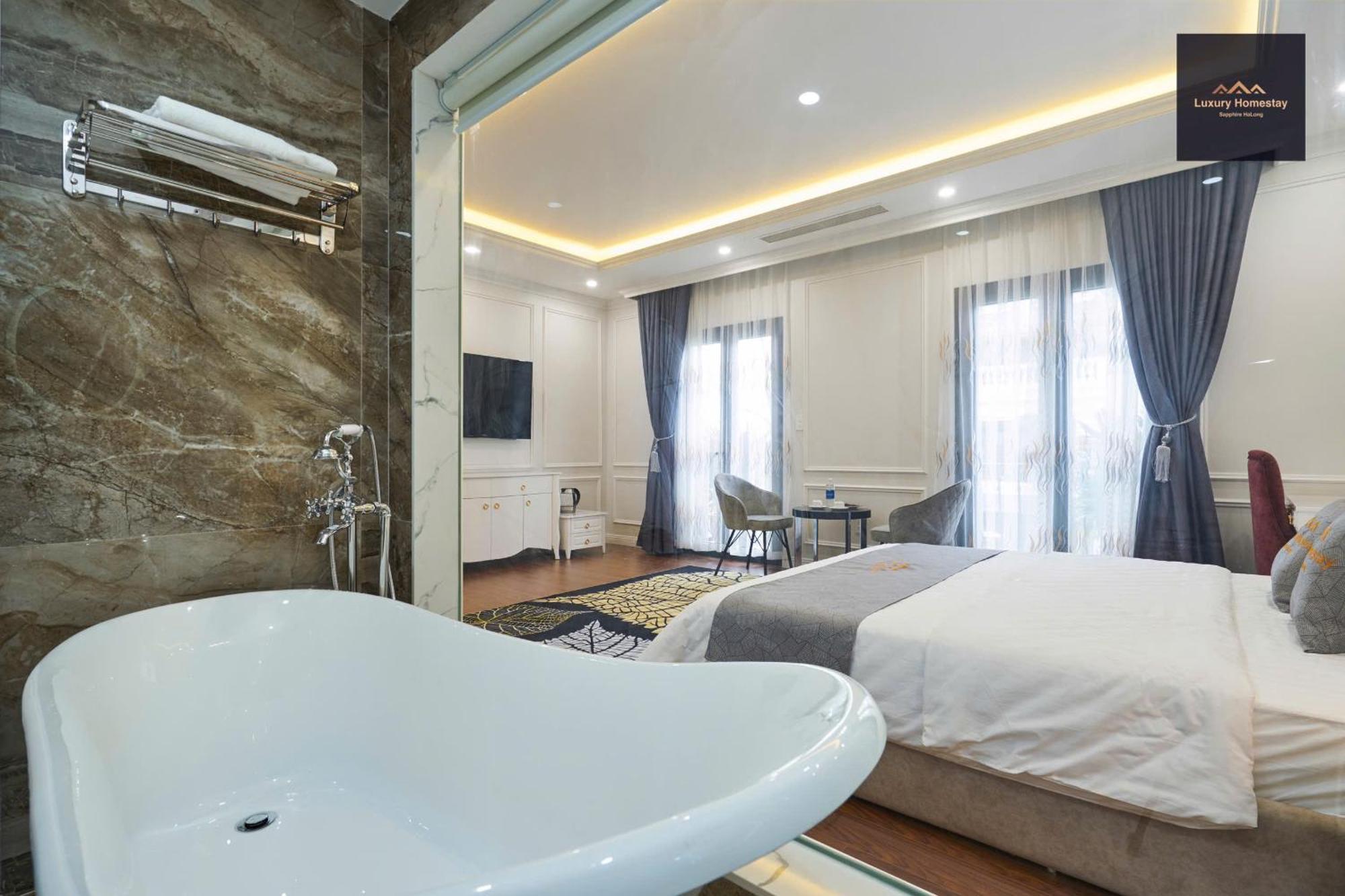 Luxury Homestay Vinhomes Dragonbay ฮาลอง ภายนอก รูปภาพ